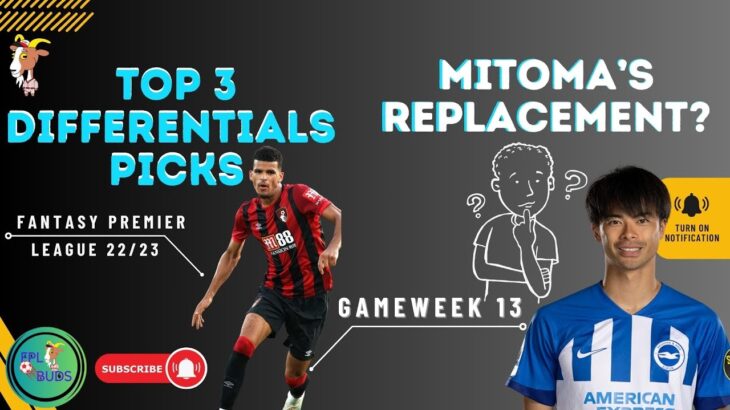 MITOMA REPLACEMENT?? | DIFFERENTIAL PICKS | POTENTIAL TRANSFERS | GAMEWEEK 13 | FPL 23/24 | FPL BUDS