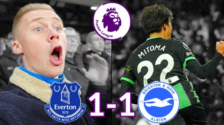 Mitoma Saves Brighton From LOSING!! | 1-1 | Everton VS  Brighton | Match Day Vlog