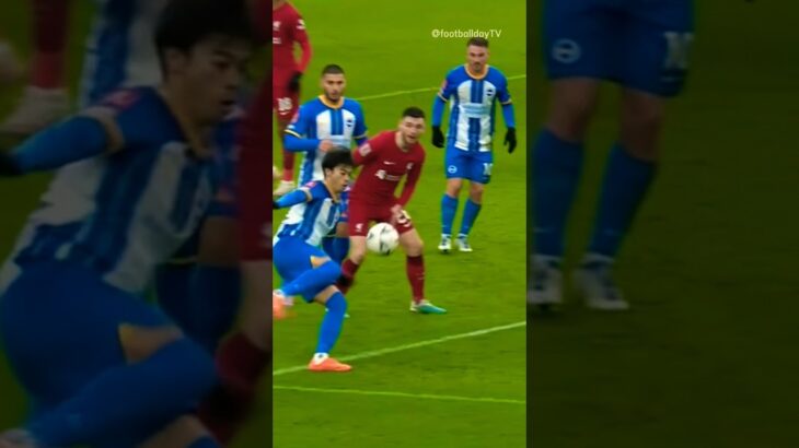 Mitoma vs Liverpool Magic Goal ⚽🔥 #shorts #football