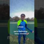 POV: YOU’RE DEFENDING KAROU MITOMA #football #soccer #footballshorts #funny #futbol