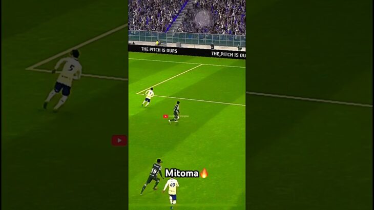 Screamer from mitoma 🔥 #football #efootball #pes #messi #ronaldo #fifa #shorts