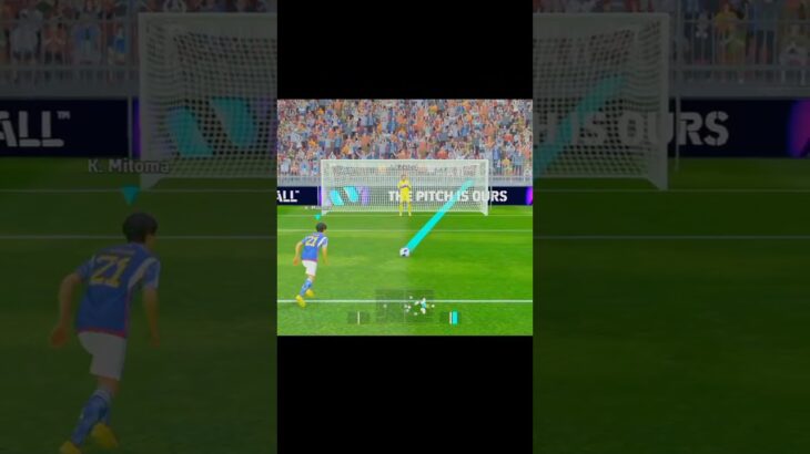 K. Mitoma penalty shoot goal ⚽️ 🥅 in  #efootball 2023 #penalty  #goal