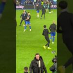 Mitoma pre-game warmup – Brighton vs Marseille