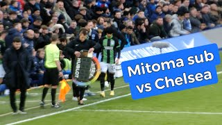 Mitoma substitution vs Brighton 三笘薫 チェルシー vs ブライトン