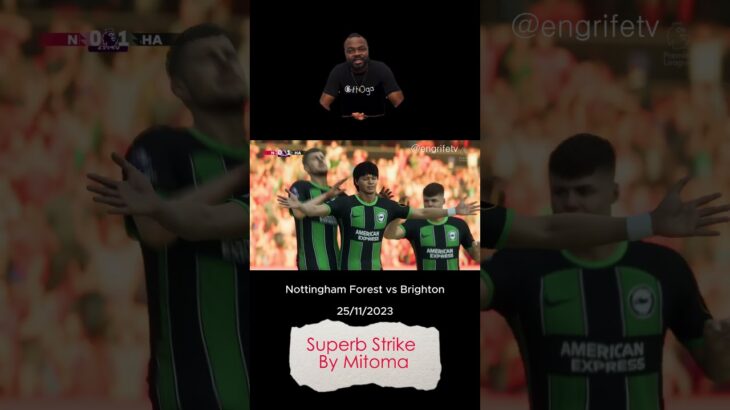 Superb Strike By Mitoma | Nottingham Forest vs Brighton #eafc24 #fifa #eafcfut