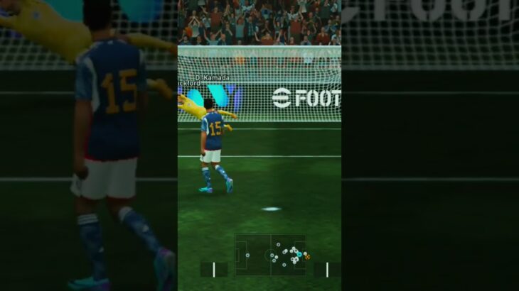 japan player kamada or mitoma? comment #pes #shorts #viral #efootball #football #ronaldo