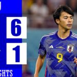 三笘薫ゴール | 日本対ヨルダン 6-1 拡大ハイライト | 国際試合2024