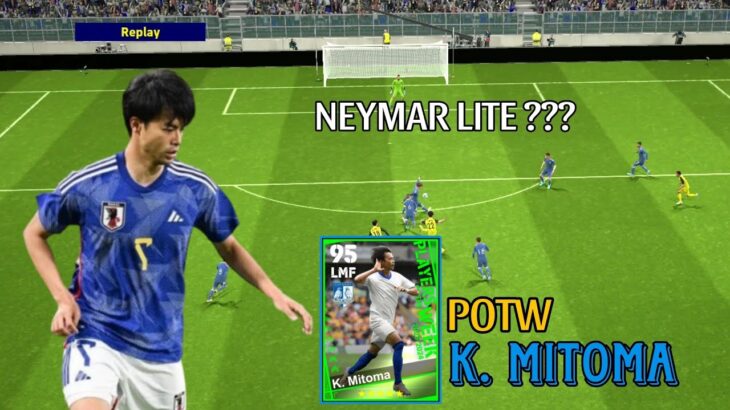 95 Rated POTW K. MITOMA Review 😎 The Japenese Neymar Kaouro Mitoma || eFootball 24