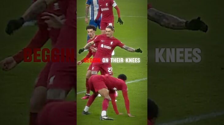 Begging on his knees to be popular #soccer #socceredit #mitoma #liverpool #facup