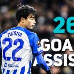 Kaoru Mitoma – All 26 Goals & Assists for Brighton So far