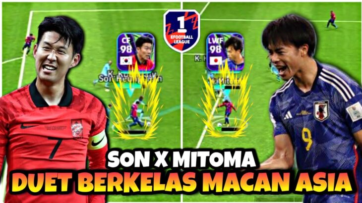 LAWAN ZEUS ESPORT ❓ DUET SON X MITOMA MACAN ASIA DI DIVISI 1 EFOOTBALL MOBILE 2024, AUTO BANTAI