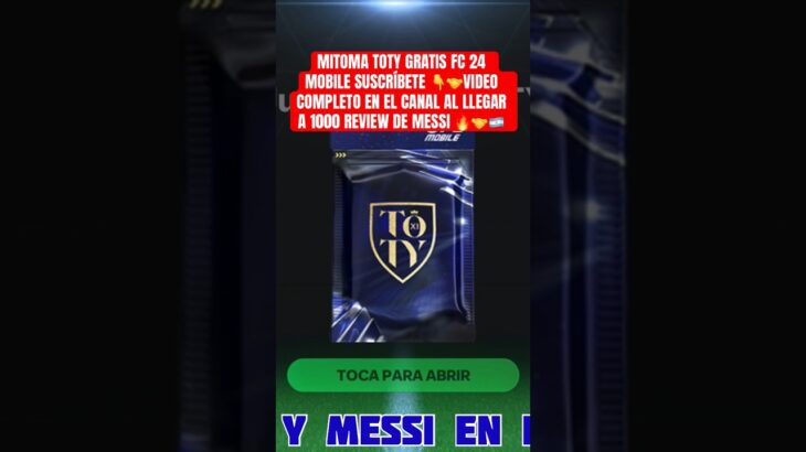 MITOMA TOTY FC 24 MOBILE GRATIS #eafc24 #fcmobile #fcmobilepackopening  #winterwildcards #toty