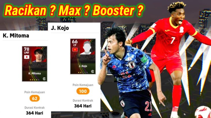 Max Level Bes Player K. Mitoma & J. Kojo Terbaru !! efootball 2024 mobile