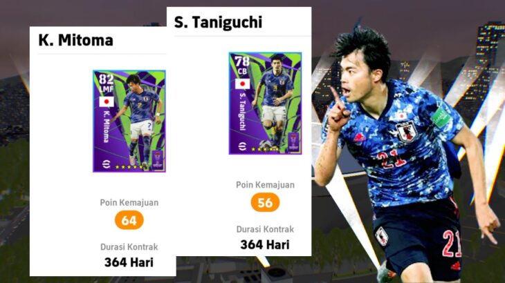 Max Rating Selection Japan K. Mitoma Dan S. Taniguchi Terbaru || efootball 2024 mobile