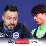 ‘Medical staff said 4-6 weeks’ | Roberto De Zerbi surprised Kaoru Mitoma is in Japan squad