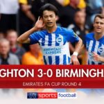 Mitoma quick-feet swerve past Blues Defence😮‍💨| Brighton 3-0 Birmingham | FC24 FA Cup Highlights