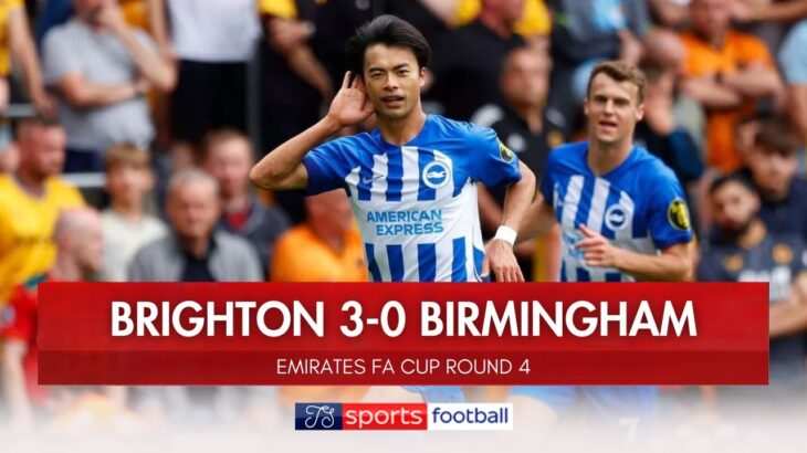 Mitoma quick-feet swerve past Blues Defence😮‍💨| Brighton 3-0 Birmingham | FC24 FA Cup Highlights