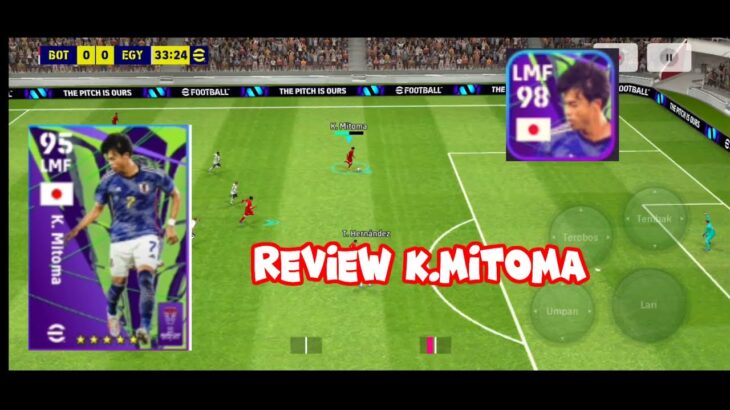 REVIEW K.MITOMA BANSOS DARI AFC ASIAN CUP 2023 || eFootball Mobile 2024