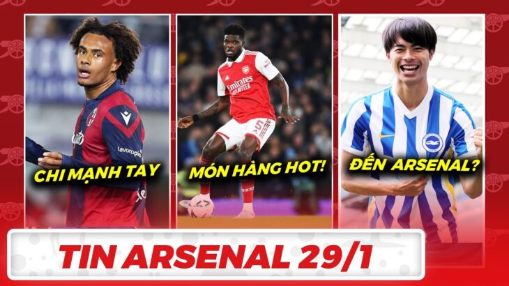 TIN ARSENAL 29/1: ARSENAL DẪN ĐẦU VỤ MITOMA-ARSENAL CÔNG BỐ HỢP ĐỒNG MỚI- NHẮM THẦN ĐỒNG SCOTLAND