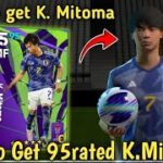 Trick to Get K.Mitoma in pes mobile 2024 | how to get 95rated K.mitoma Japan’s Asian Cup leage inpes