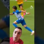 Velocidade + habilidade = GOLAÇO! #futebol #noticias #golaço #ytshorts #mitoma #neymar #futebolraiz