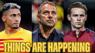 Barcelona News Sell Frenkie Dejong & Raphinha? Martinelli, Mitoma or Kvaratskhelia? Flick or Tuchel?