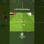 K Mitoma Dribbling #efootball #football #efootball2024 #mitoma #gameplay