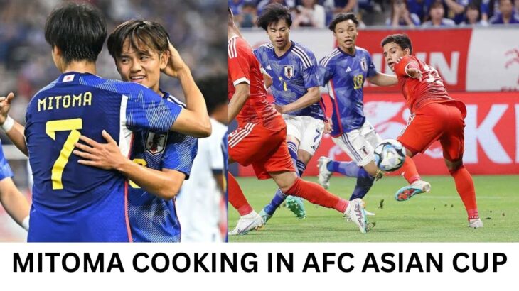 Kaoru Mitoma cooking Bahrain in AFC Asian cup || Bahrain vs Japan (1-3) highlights #mitoma #cooking