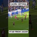 Kaoru Mitoma. Star From Asian. #football #skills #goals #amazing #awesome #shorts