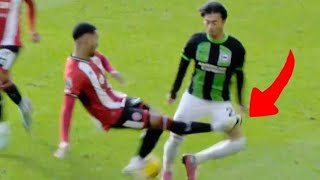 Mason Holgate and Kaoru Mitoma Video | Mason Holgate Red Card | Brighton vs Sheffield United