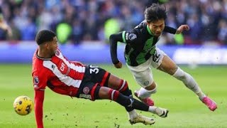 Mason Holgate and Kaoru Mitoma Video | Mason Holgate Red Card | Brighton vs Sheffield United