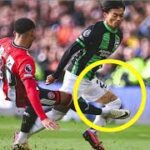 Mason Holgate red card vs Brighton vs Sheffield United after red card tackle on Kaoru Mitoma