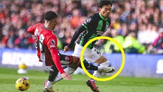 Mason Holgate red card vs Brighton vs Sheffield United after red card tackle on Kaoru Mitoma