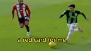 Mason Holgate red card vs Brighton vs Sheffield United after red card tackle on Kaoru Mitoma