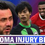 Mitoma Kaoru Season Is Over | Klopp Confirms Bajcetic’s Return |  Gravenberch Injury Update !!