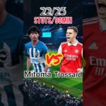 Mitoma vs Trossard #mitoma #trossard #brighton #japan #arsenal #belgium #football #premierleague