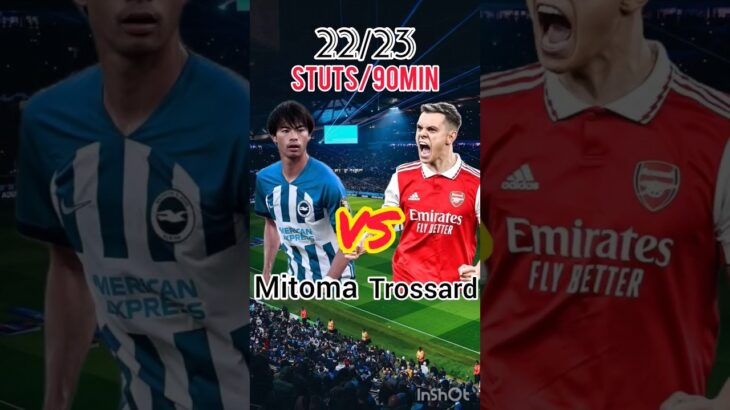 Mitoma vs Trossard #mitoma #trossard #brighton #japan #arsenal #belgium #football #premierleague