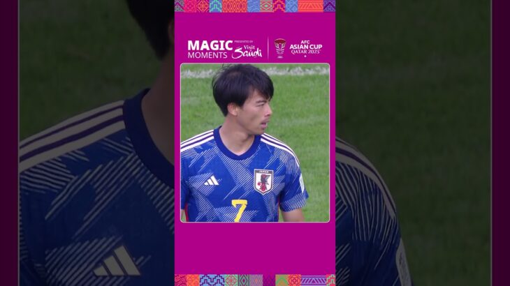 Trademarked by Kaoru Mitoma!🪄🇯🇵@visitsaudi #AsianCup2023 #MagicMoments #BHRvJPN #mitoma