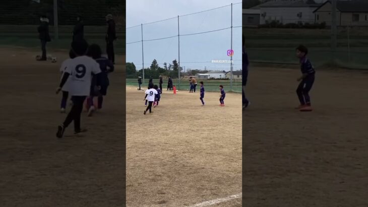 三笘選手に似たドリブル| 5歳がU-8の試合に参加！　#サッカー少年 #football #futebol