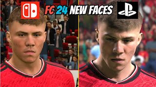 EA FC 24 New Faces | PS5 vs Nintendo Switch | Hojlund, Colwill, Mitoma, Barkley etc