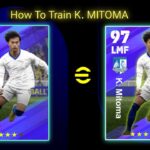 How To Train 97 RATED K. Mitoma in efootball 2024