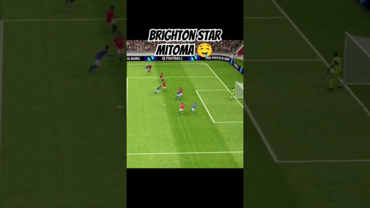 #great 25 #meter #goal from #japanese #star #mitoma #efootball #pes #konami #brighton #japan #epl