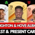 EA FC 24 | BRIGHTON FIRST AND PRESENT CARDS 🧐💯| FT. Moder, Mitoma ,Fati  … etc