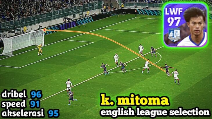 review MITOMA english league selection in eFootball 2024 mobile  #efootball2024mobile