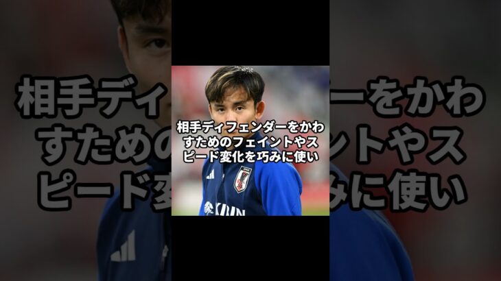 【サッカー】もしも「久保建英」を「AI」が解説したら…#サッカー #サッカー日本代表 #久保建英 #shorts