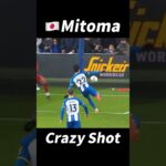 Mitoma Crazy Shot！#football #footballshorts #footballskills