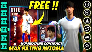 BEST TRAINING GUIDE🥶 Nominating Contract K. Mitoma eFootball 2024 Mobile