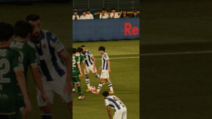 Blocking with the feet is effective #laliga #realsociedad  #kubo #take #ฟุตบอล #久保建英 #日本代表サッカー