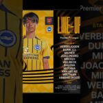 Brighton & Hove Albion LIVE LINEUP #premierleague #brighton #football #soccer #nike #mitoma #minteh