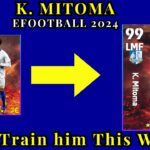 K. Mitoma Max Level Upgrade in efootball 2024 Mobile